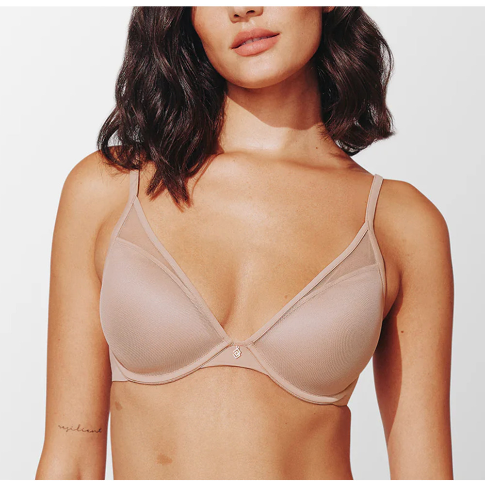 Thirdlove Classic Contour 24/7 plunge bra tan taupe